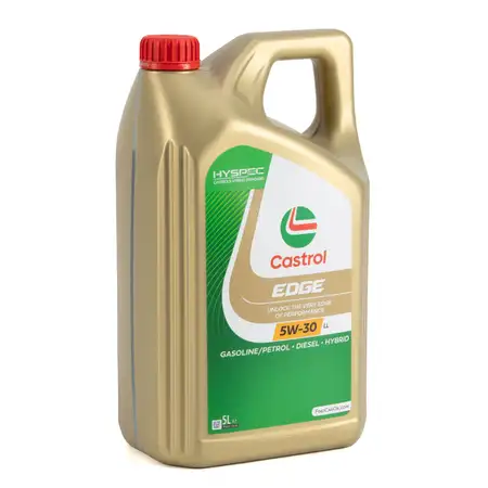 5L 5 Liter CASTROL EDGE 5W-30 LL Motor&ouml;l BMW LL04 MB 229.31/.51 VW 504/507.00