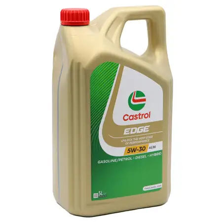 5L 5 Liter CASTROL EDGE 5W-30 A5/B5 Motor&ouml;l &Ouml;l FORD WSS-M2C913-C JAGUAR LAND ROVER