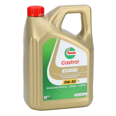 4L 4 Liter CASTROL EDGE 5W-30 M Motor&ouml;l ACEA C3 API SN BMW Longlife-04 MB 229.31/51/52