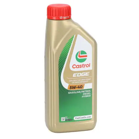 1L 1 Liter CASTROL EDGE 5W-40 Motor&ouml;l MB 229.31/51 Renault RN0700 RN0710 VW 505.00/01