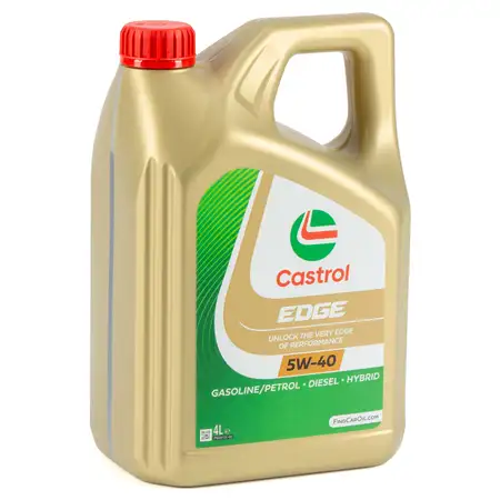 4L 4 Liter CASTROL EDGE 5W-40 Motor&ouml;l MB 229.31/51 Renault RN0700 RN0710 VW 505.00/01