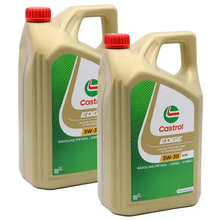 10L 10 Liter CASTROL EDGE 5W-30 A5/B5 Motor&ouml;l &Ouml;l FORD WSS-M2C913-C JAGUAR LAND ROVER