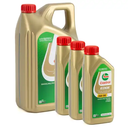 8L 8 Liter CASTROL EDGE 5W-30 LL Motor&ouml;l BMW LL04 MB 229.31/.51 VW 504/507.00