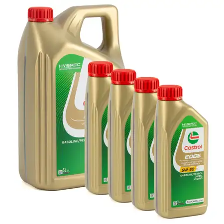 9L 9 Liter CASTROL EDGE 5W-30 LL Motor&ouml;l BMW LL04 MB 229.31/.51 VW 504/507.00