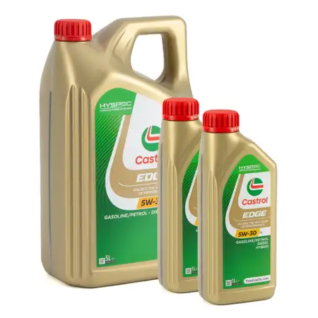 7L 7 Liter CASTROL EDGE 5W-30 LL Motor&ouml;l BMW LL04 MB 229.31/.51 VW 504/507.00