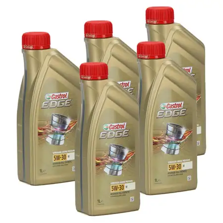 5L 5 Liter CASTROL Edge Motor&ouml;l &Ouml;L 5W30 M BMW Longlife-04 MB 229.31/51/52