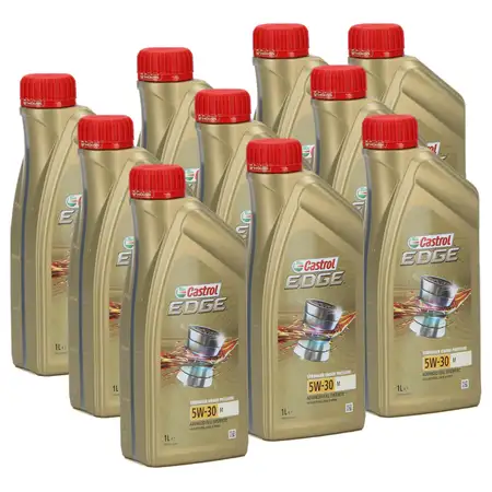 10L 10 Liter CASTROL Edge Motor&ouml;l &Ouml;L 5W30 M BMW Longlife-04 MB 229.31/51/52