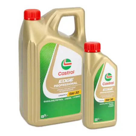 6L 6 Liter CASTROL EDGE Professional LONGLIFE III 5W-30 Motor&ouml;l VW 504/507.00 PORSCHE C30