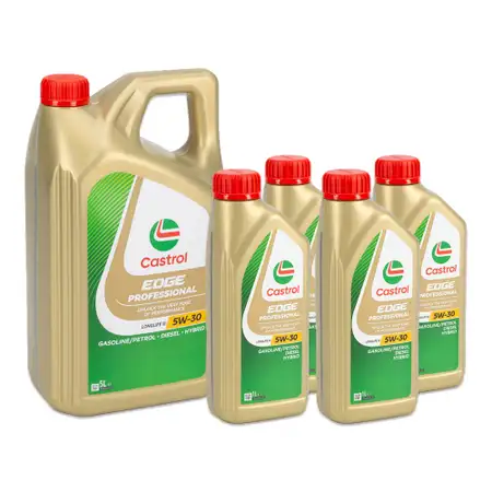 9L 9 Liter CASTROL EDGE Professional LONGLIFE III 5W-30 Motor&ouml;l VW 504/507.00 PORSCHE C30