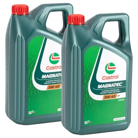 10L 10 Liter CASTROL MAGNATEC 5W-40 DPF Motor&ouml;l &Ouml;l MB 229.31/51 dexos2 FORD WSS-M2C917-A