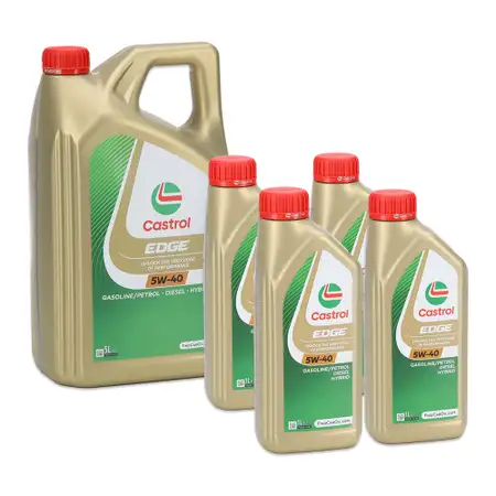 9L 9 Liter CASTROL Edge Motor&ouml;l &Ouml;l 5W-40 ACEA Light Duty C3 API SN/CF VW 505.00/505.01