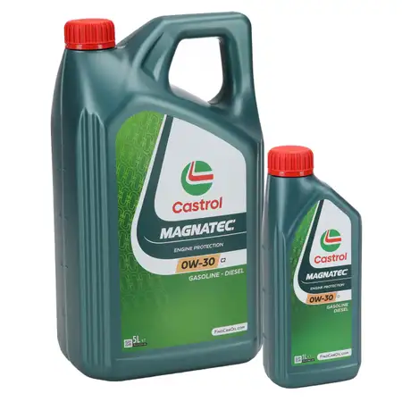 6L 6 Liter CASTROL MAGNATEC 0W-30 C2 Motor&ouml;l &Ouml;l ACEA C2 PSA B71 2312