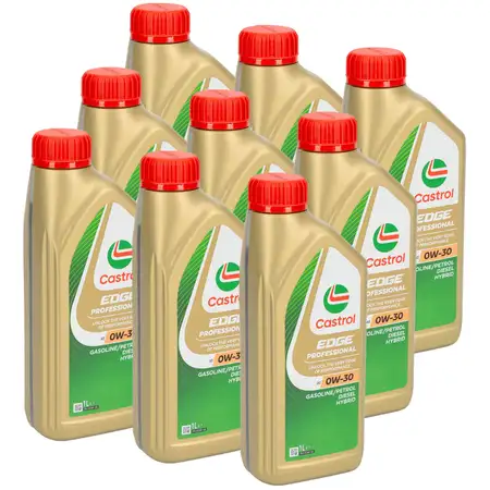 1L 1 Liter CASTROL EDGE Professional A5 0W-30 Motor&ouml;l &Ouml;L ACEA A1/B1 A5/B5 API SL/CF VOLVO