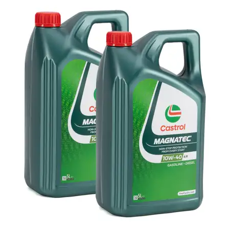 10L 10 Liter CASTROL MAGNATEC 10W-40 A/B Motor&ouml;l &Ouml;l MB 226.5/229.3 Renault RN0700/0710