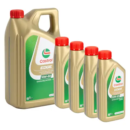 9L 9 Liter CASTROL EDGE 10W-60 Motor&ouml;l ACEA A3/B4 API SN/CF BMW M VW 501.01 505.00