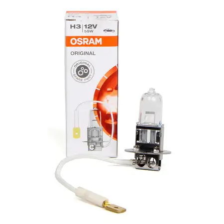 OSRAM 64151 Halogenlampe Gl&uuml;hlampe H3 ORIGINAL LINE 12V 55W PK22s