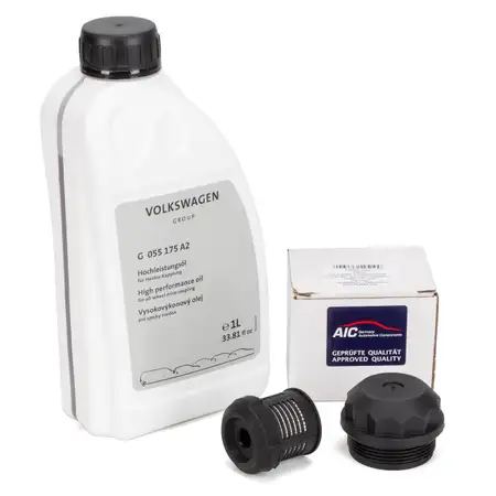 AIC &Ouml;lfilter Haldex Kupplung + 1L ORIGINAL Haldex-&Ouml;l f&uuml;r VAG ALLRAD QUATTRO