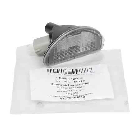 AIC 55778 Kennzeichenleuchte + Gl&uuml;hlampe TOYOTA Aygo B1 1.0 1.4 hinten 812700H010