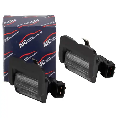 2x AIC 53396 Kennzeichenleuchte + W5W Gl&uuml;hlampe VW Polo 3 6N1 hinten 6N0943021C