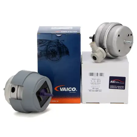 2x VAICO / AIC Motorlager Hydrolager f&uuml;r AUDI A4 (B6 B7) 1.9/2.0 TDI vorne