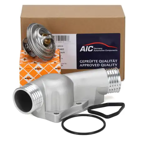 NRF Thermostat + AIC Thermostatgeh&auml;use BMW 3er E36 320-328i 5er E34 520i Z3 2.8i M50 M52