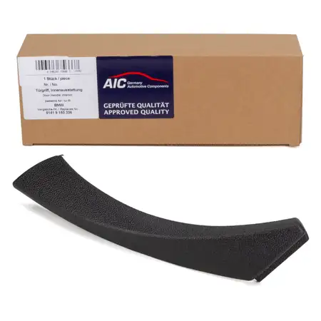 AIC 75666 Spange T&uuml;rgriff Zuziehgriff Schwarz BMW 3er E90 E91 E92 E93 rechts 51419150336