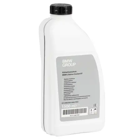 1,5L ORIGINAL BMW Frostschutz K&uuml;hlerfrostschutz Konzentrat BLAU / GR&Uuml;N 83515A6CDD7