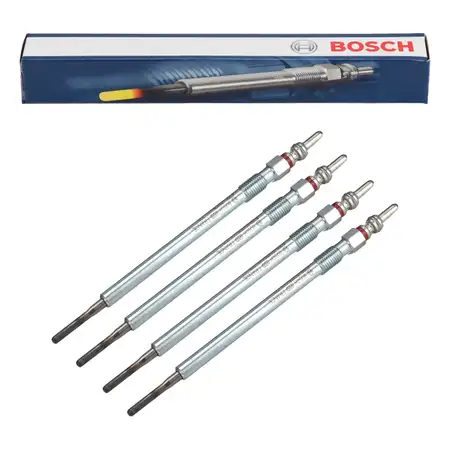 4x BOSCH GLP2-HS GLP202 Gl&uuml;hkerze MERCEDES W169 W245 160/180/200 CDI OM640