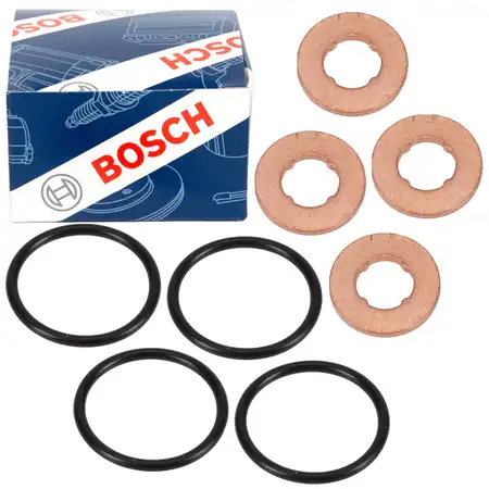 BOSCH O-Ring Dichtungssatz Einspritzd&uuml;se Injektor BMW E87 E46 E90 E91 E60 E61 X3 E83 M47