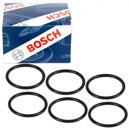 6x BOSCH O-Ring Dichtring Einspritzd&uuml;se BMW E46 E90-93 E39 E60 E61 X3 X5 M57 13537787236