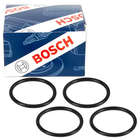 4x BOSCH O-Ring Dichtring Einspritzd&uuml;se BMW E87 E46 E90/91 E60/61 X3 E83 M47 13537787236