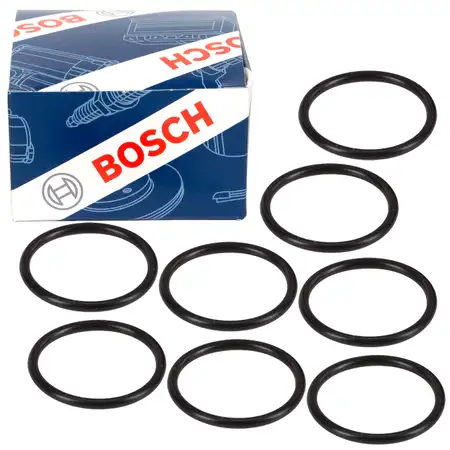 8x BOSCH O-Ring Dichtring Einspritzd&uuml;se BMW 7er E38 E65-67 740d 745d M67 13537787236