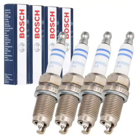 4x BOSCH FR6HI332 0242240665 Z&uuml;ndkerze AUDI A1 8X A3 8P VW Golf 6 Polo 1.2/1.4 TSI