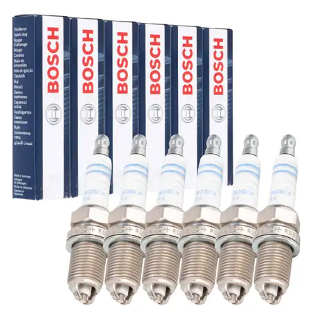 6x BOSCH 0242240648 FR6KDC+ Z&uuml;ndkerze SMART City-Coupe Cabrio (450) 0.6 45-71 PS