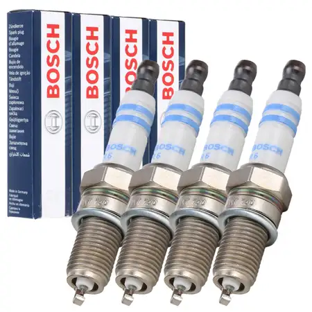 4x BOSCH 0242145571 YR5DII33S Z&uuml;ndkerze FIAT 500L OPEL Combo JEEP ALFA ABARTH