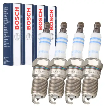 4x BOSCH HR8DPP15V 0242229652 Z&uuml;ndkerze FORD Focus 2 Mondeo 3 Transit C-Max