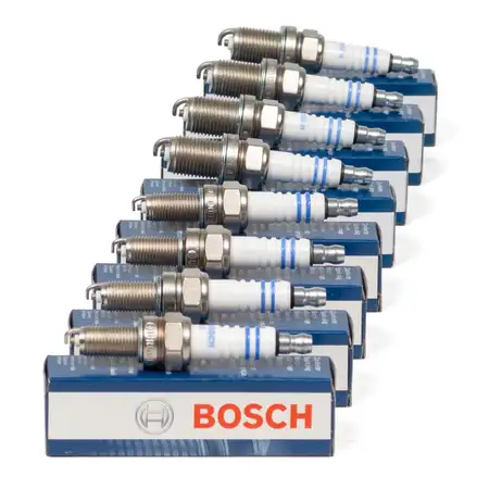 8x BOSCH Z&uuml;ndkerze ALFA ROMEO 145 146 (930_) 147 155 156 166 GT GTV SPIDER 1.4-2.0