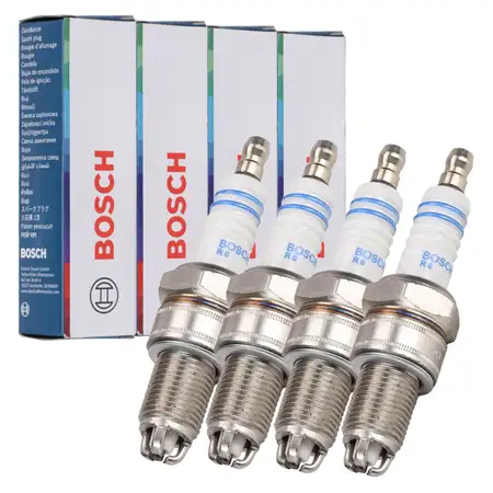 4x BOSCH 0242235664 WR7LTC+ Z&uuml;ndkerze VW Golf 2 3 4 Passat B3 B4 Polo 6N1 Vento