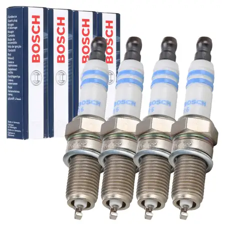 4x BOSCH 0242145571 YR5DII33S Z&uuml;ndkerze ALFA ROMEO Giulietta (940_) FIAT Punto (199_) 1.4