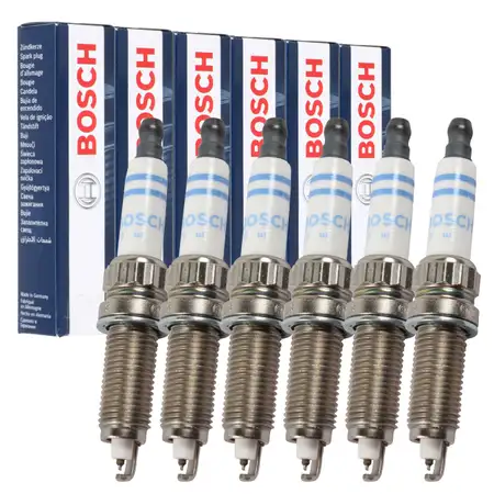 6x BOSCH ZR5TPP33 0242145515 Z&uuml;ndkerze BMW 1er 3er 5er X3 X4 X5 X6 N54 N55 12120037582