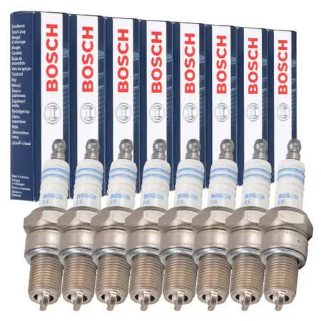 8x BOSCH WR8D+ 0242229656 Z&uuml;ndkerze PORSCHE 928 LAND ROVER Discovery 1 Range Rover 1 2