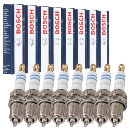 8x BOSCH FR6DPP332S 0242240628 Z&uuml;ndkerze PORSCHE Cayenne (9PA) Turbo / S 4.5