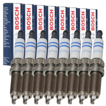 8x BOSCH ZR5TPP330 0242145541 Z&uuml;ndkerze BMW 5er 550i M5 6er 650i M6 7er 750i X5M X6M S63