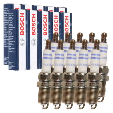 10x BOSCH FR5KPP332S 0242245576 Z&uuml;ndkerze AUDI R8 5.2 FSI 525-610 PS 06H905611