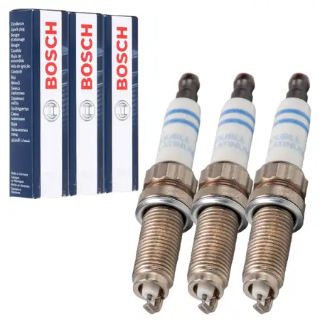 3x BOSCH ZR5SPP3320 0242145535 Z&uuml;ndkerze CITROEN OPEL PEUGEOT 1.2 THP 110-130 PS