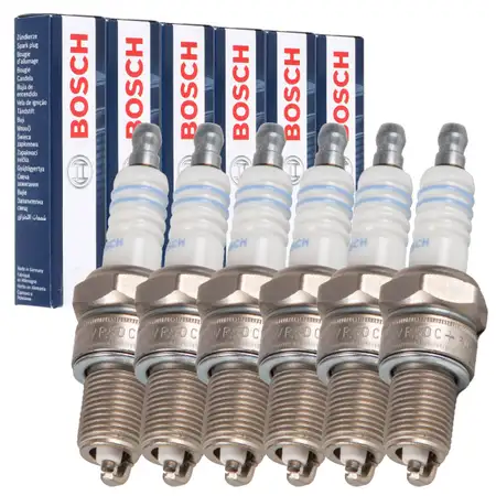 6x BOSCH WR5DC+ 0242245552 Z&uuml;ndkerze PORSCHE 911 2.0 E-3.0 914 944 3.0 S2