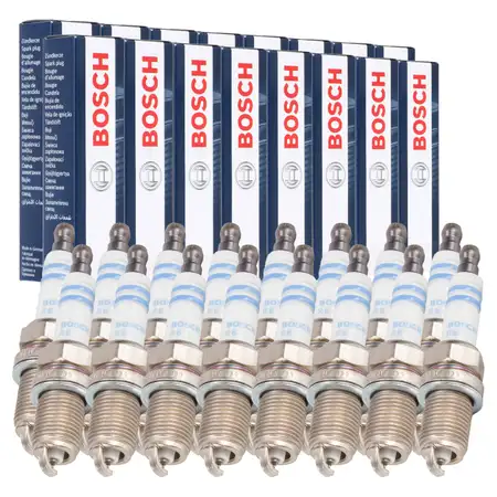 16x BOSCH 0242236571 FR7KI332S CNG LPG GAS Z&uuml;ndkerze MERCEDES W202 W210 W211 W463 W163