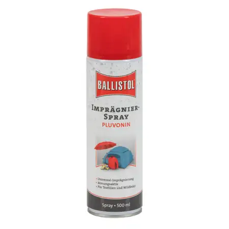 BALLISTOL 25010 PLUVONIN Verdeck- &amp; Textil-Impr&auml;gnierung Spray N&auml;sseschutz 500ml