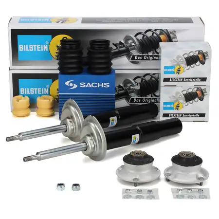 2x BILSTEIN B4 Sto&szlig;d&auml;mpfer + B1 Staubschutz + Domlager BMW 5er E60 E61 mit M-Technik vorne