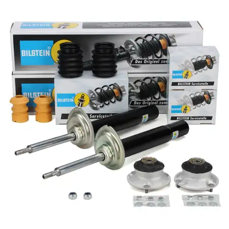 2x BILSTEIN B4 Sto&szlig;d&auml;mpfer + B1 Staubschutz + Domlager BMW 5er E39 ab 10.1997 vorne